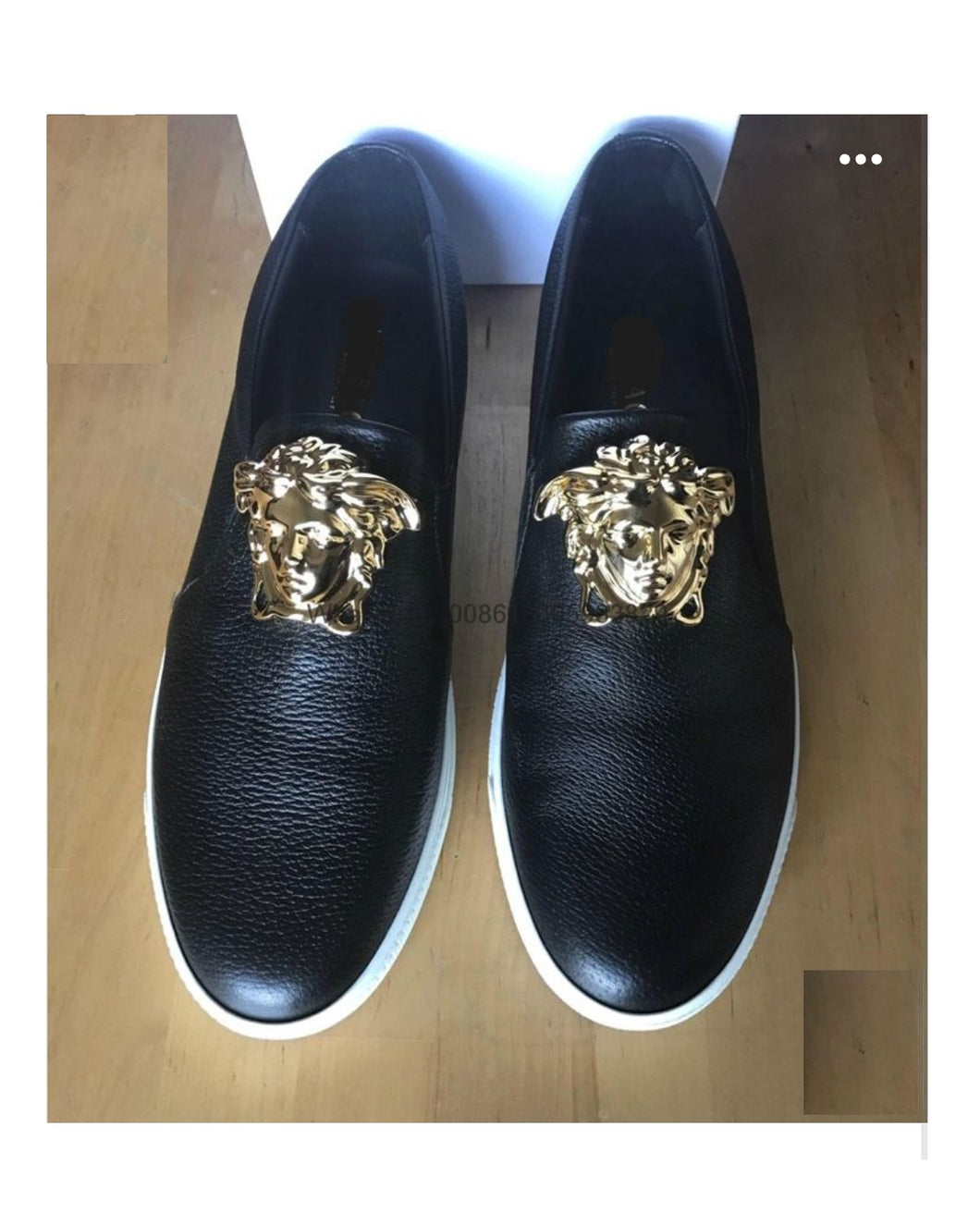 GOVERNORS CALF SKIN MEDUSA HEAD SNEAKERS