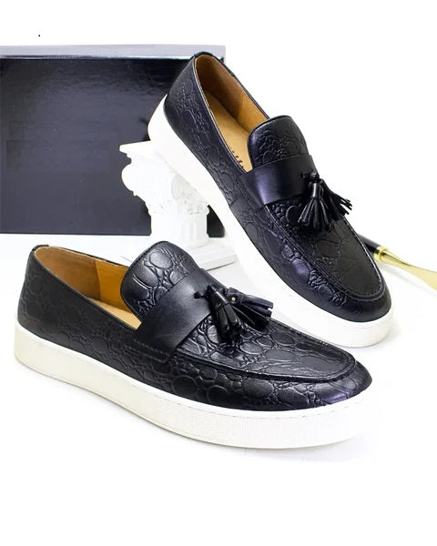 BLACK GOVERNORS REPTILE BUBBLE SNEAKERS
