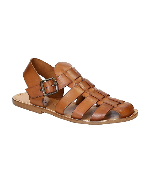 Governors Grand Gladiator Leather Sandals - Brown
