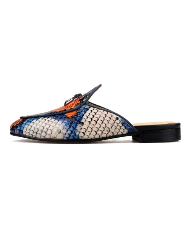 MEN'S EXQUISITE PYTHON BELGIAN HALFSHOE