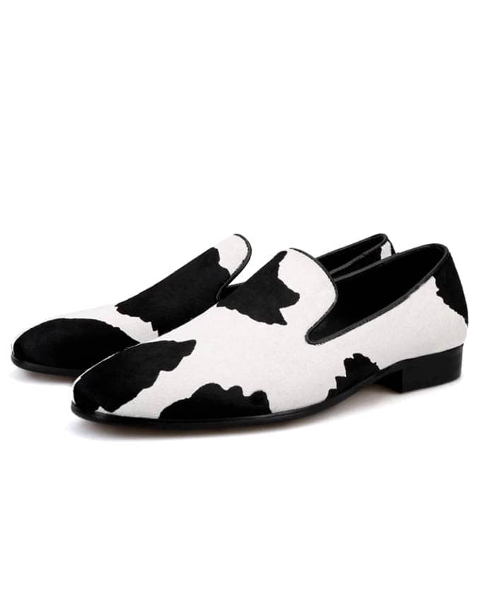 Men's Cow Leather Plain Loafers