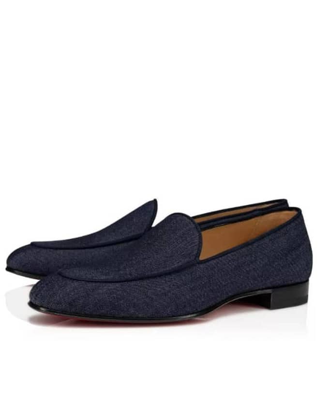 SENIOR MEN DENIM BELGIAN LOAFERS