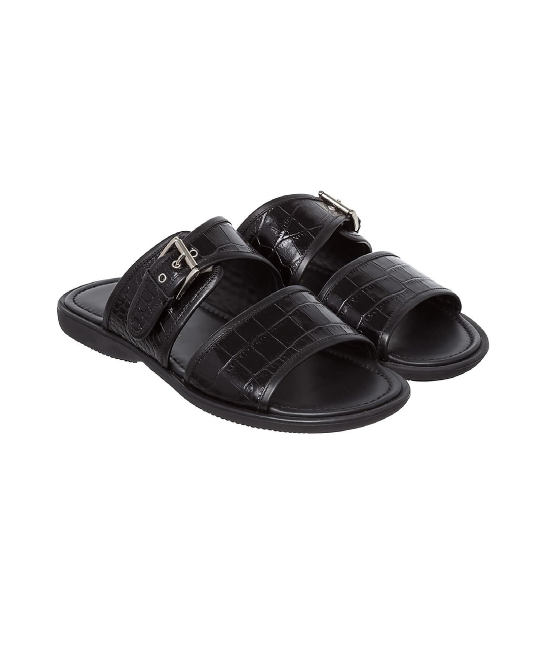 Governors Two Step Alligator Buckle Slippers