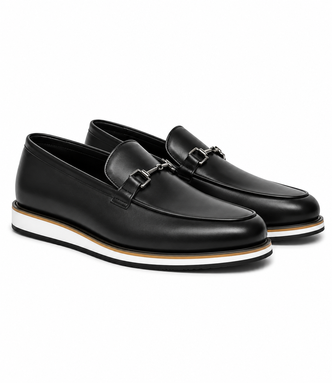 GOVERNORS BELGIAN LOAFERS WITH HORSEBIT DETAIL | BLACK