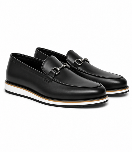 GOVERNORS CHAINED SNEAKER LOAFERS | BLACK
