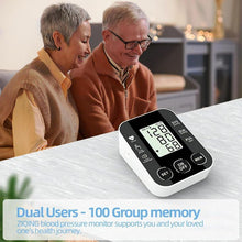 Automatic Upper Arm Blood Pressure Monitor – Voice Broadcast, 2×99 Memory, IHB Detection, Automatic Arm BP Machine