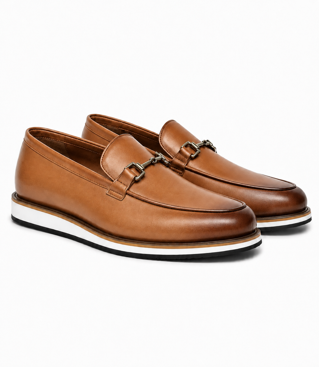 GOVERNORS BELGIAN LOAFERS WITH HORSEBIT DETAIL | LIGHT BROWN