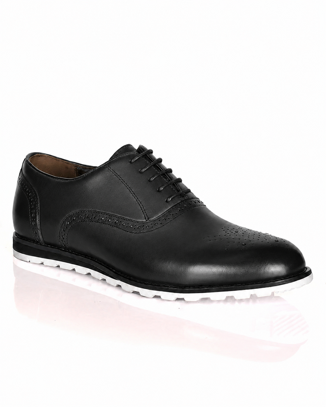 GOVERNORS LACE UP BROGUES LOAFERS | BLACK