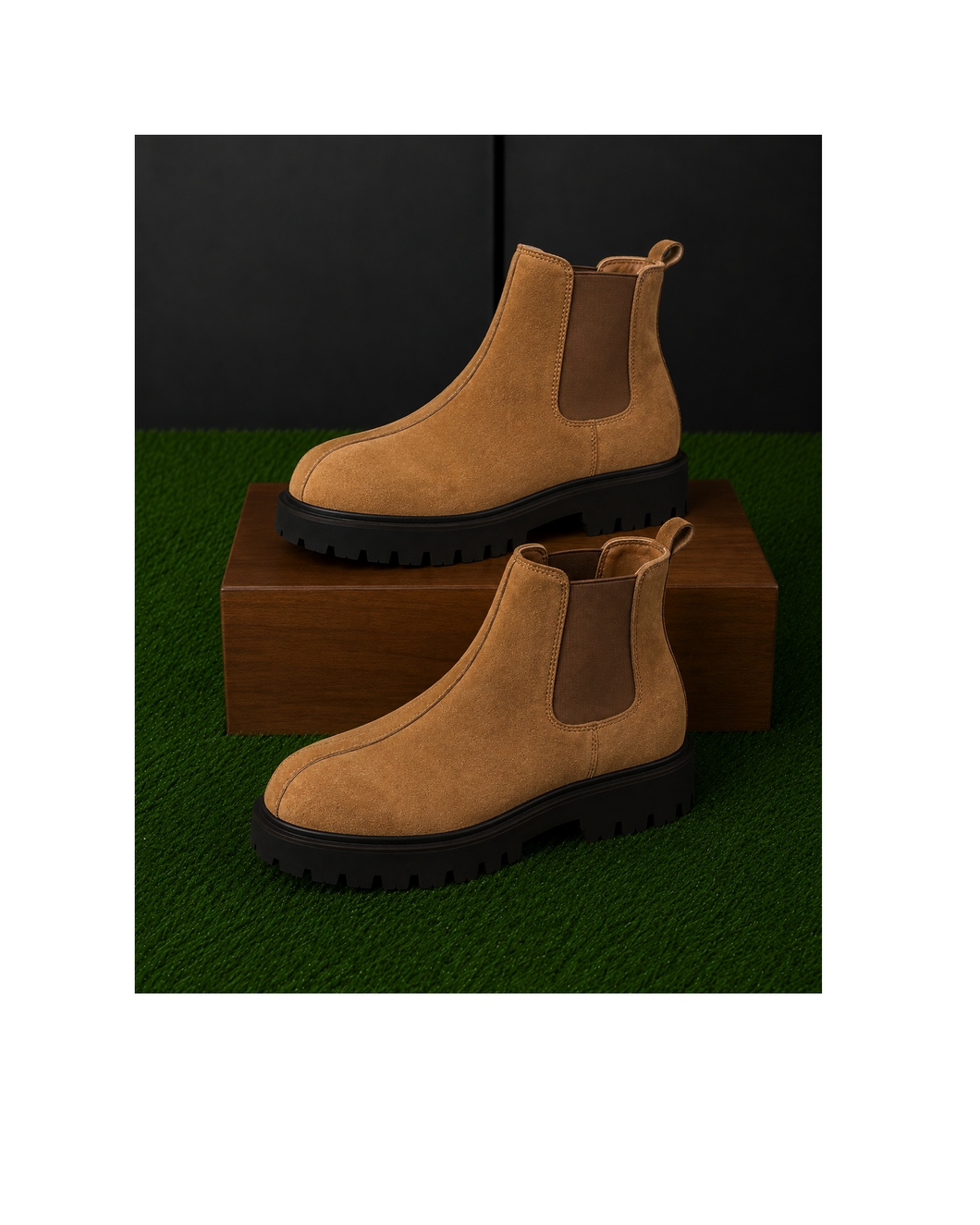 LIGHT BROWN SUEDE CHELSEA BOOT