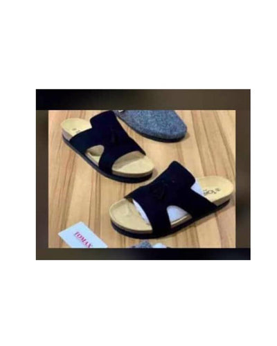 Kenn Banks Suede Claw Pattern Slippers