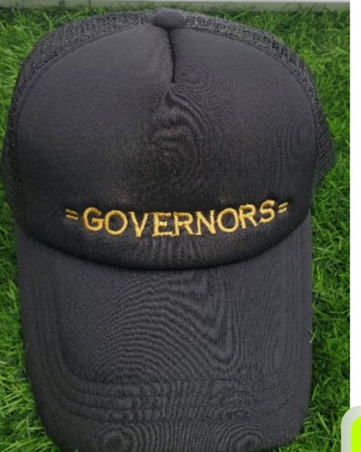 BLACK CUSTOMIZABLE GOVERNORS HAT