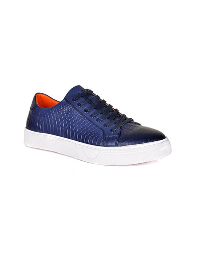 BLUE GOVERNORS FISH LACE UP SNEAKERS