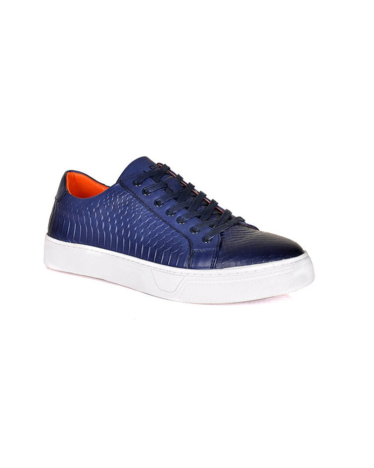 BLUE GOVERNORS FISH LACE UP SNEAKERS