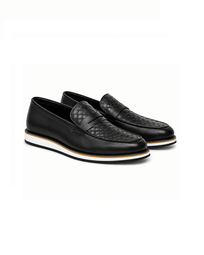 GOVERNORS FISH BELGIAN LOAFERS | BLACK