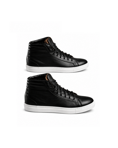 GOVERNORS PUFF LACE UP BOOTS - BLACK