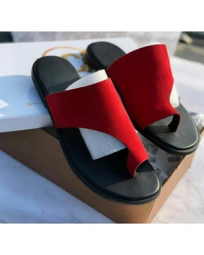 Governors Oxblood Suede Design Slippers