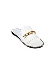 White Cover Fold Slippers