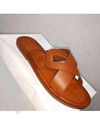 Brown Clawed Governors Slippers