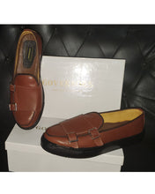 GOVERNORS BROWN DOUBLE MONKSTRAP PLIMSOLL SNEAKERS - BLACK SOLE