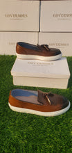 Burnt Brown Governors Torino Tassel Leather Sneakers