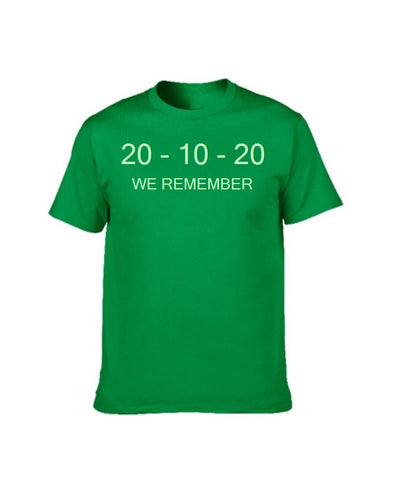 2020 HEROES (GLOW IN THE DARK) - GREEN T SHIRT