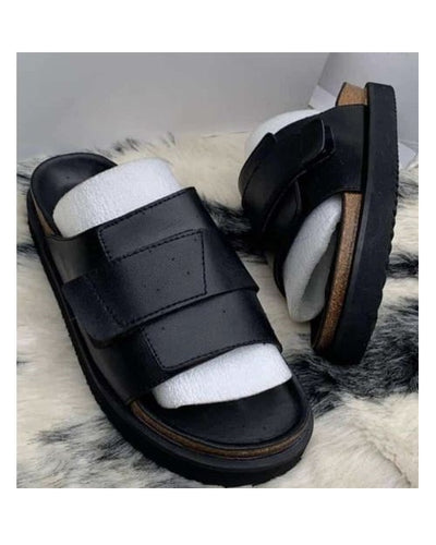 COVER BIRKENSTOCK GOVERNORS LEATHER SLIDES