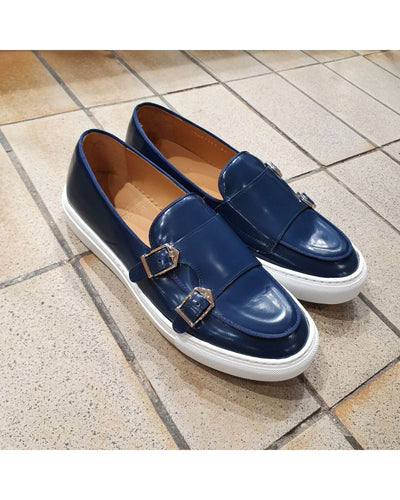 GOVERNORS DOUBLE LEATHER BLUE LEATHER