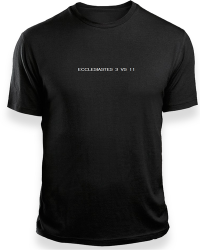 Lere's Ecclesiastes Black T-shirt with Glow prints