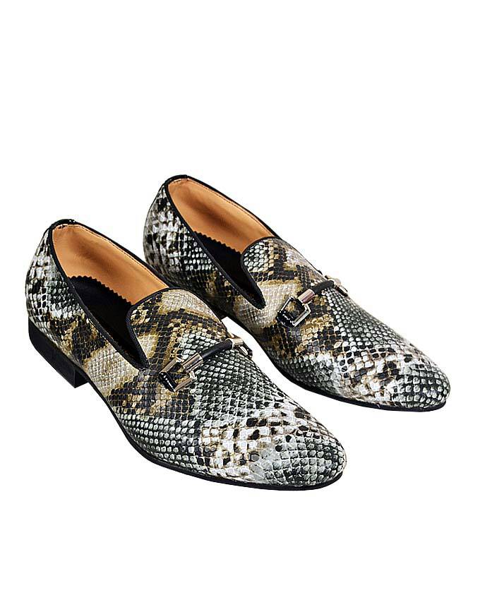 EXQUISITE PYTHON SKIN LOAFERS