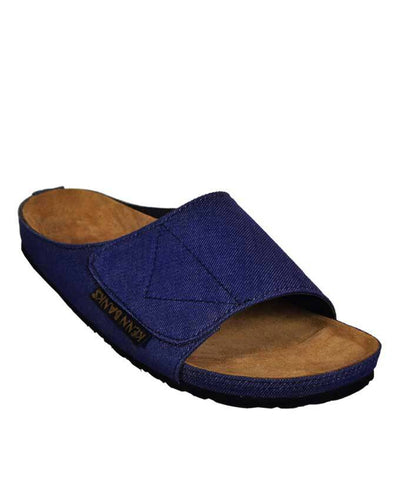 KENN BANKS DENIM COATED BECKSIDE SLIP ON - BLUE