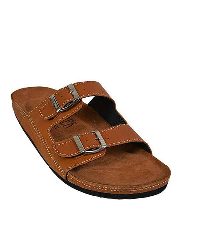 KENN BANKS DOUBLE BUCKLE SLIP ON - CARTON BROWN