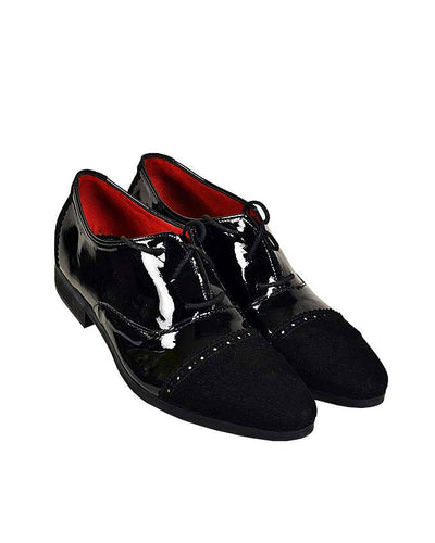 Wetlooks Suede Lace Up Shoes