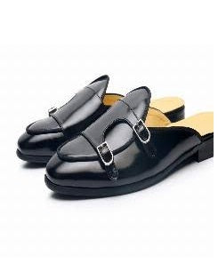 Men's Double Monkstrap Half Shoe