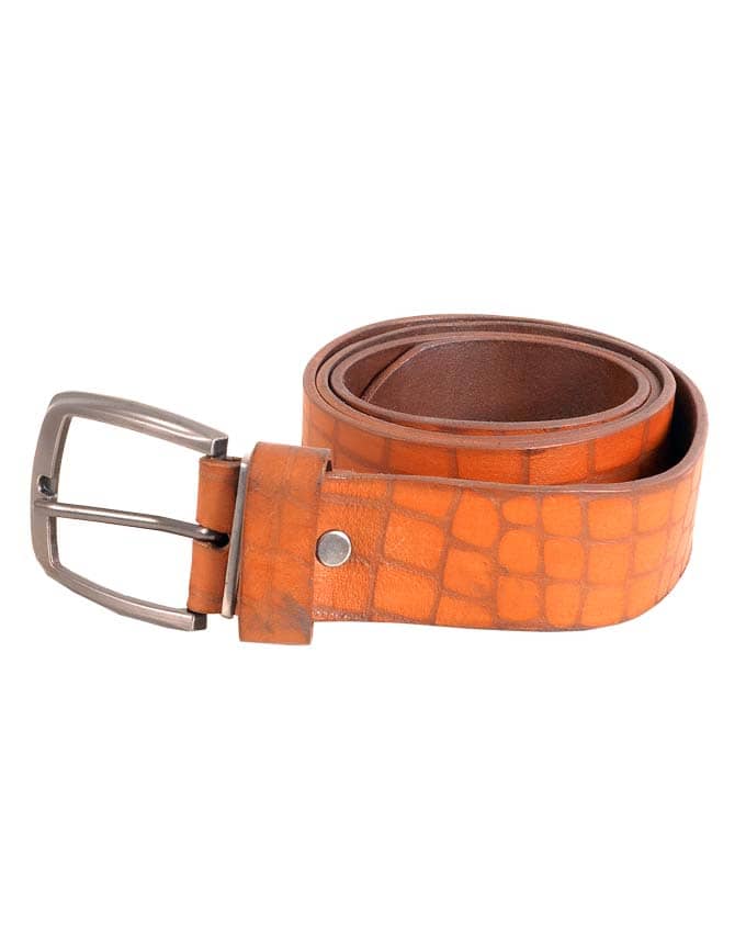 BROWN SKIN LEATHER BELTS