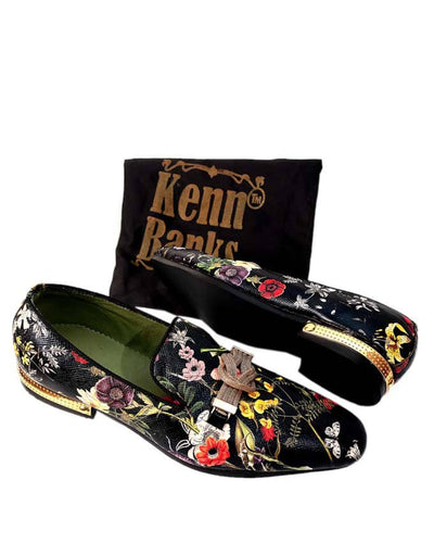 Kenn Banks Design Leather Chain Churchill Shoes