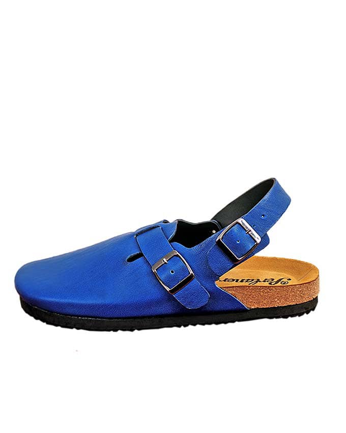 MATURE MEN HALF SHOE SANDAL BLUE – NaijaFootStore