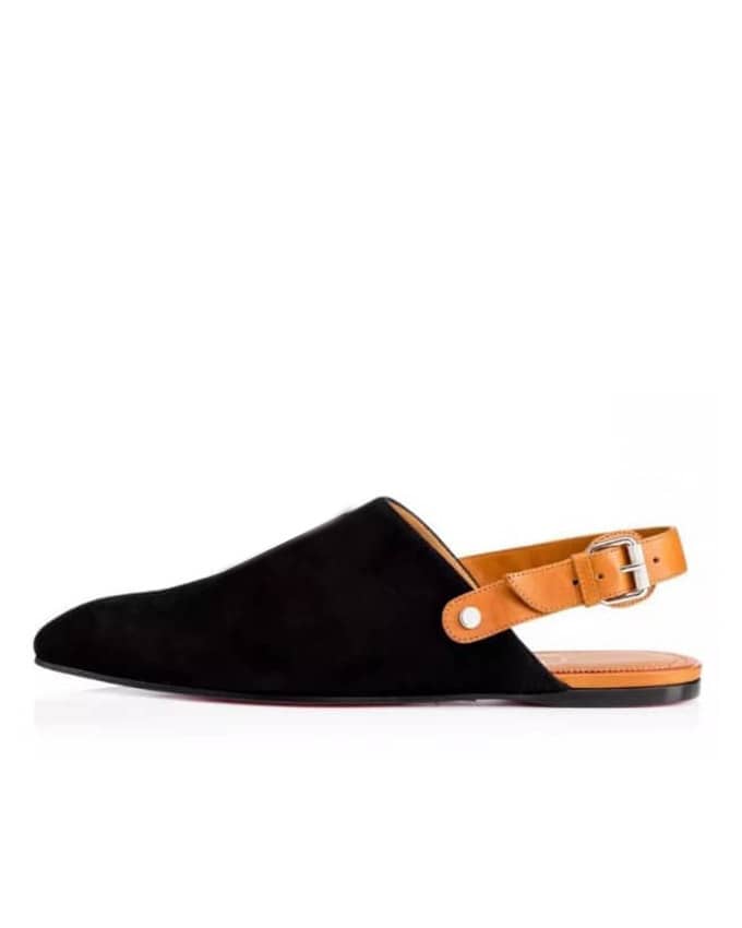 SENIOR MEN SUEDE HALF SHOE SANDAL - Main Image