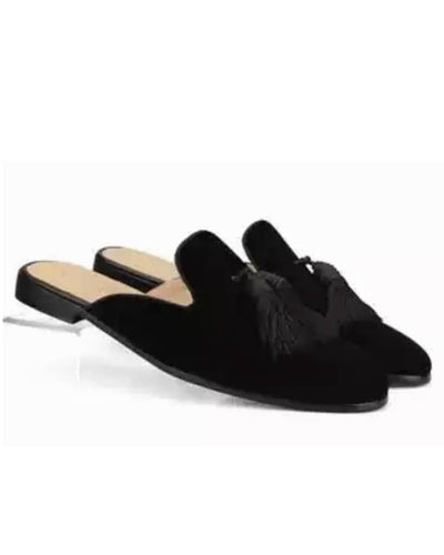 MEN'S EXQUISITE SUEDE TASSEL MULES