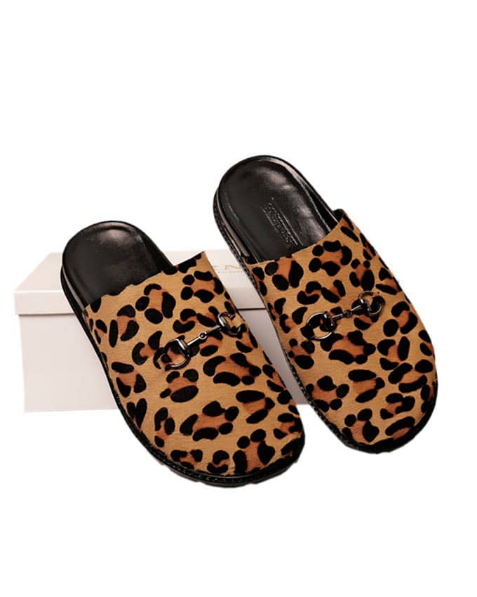 Leopard Walmart Womens Mules Victoria K Leopard Print Slip On