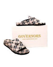 GOVERNORS OFF WHITE CHECK THEME SLIDES