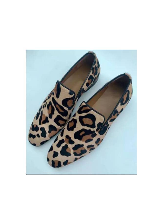 Men Loafers Leopard Print Loafer Shoes Leopard Print Loafers Men