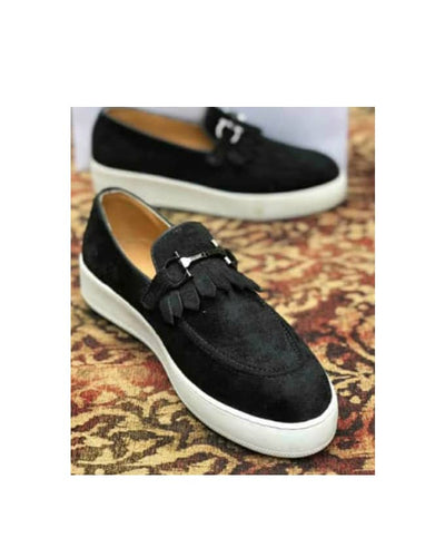 Kenn Banks Velvet Finger Tassel Sneakers