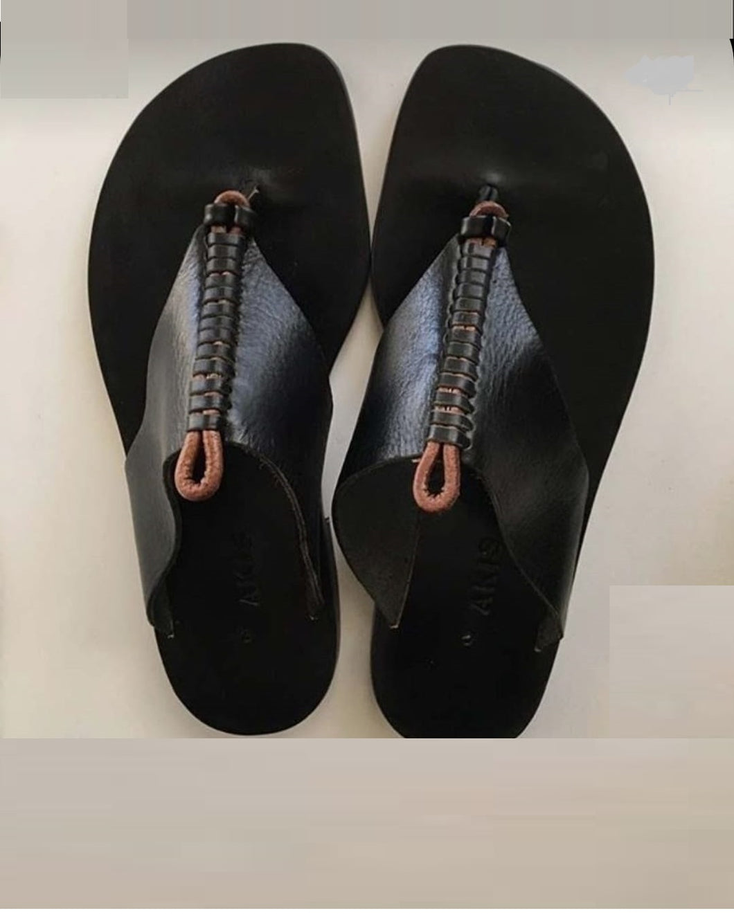 GOVERNORS ROPE SKIN LEATHER SLIPPERS