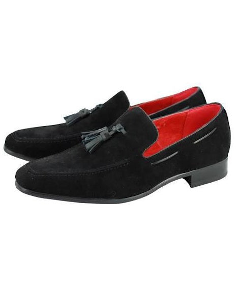 Black Tassel loafer shoes for men
