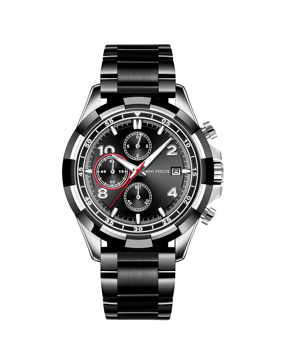 Black and Silver Luxury Watch
