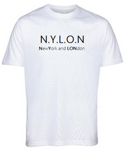 "NYLON" on quality White T-Shirt by Lere's