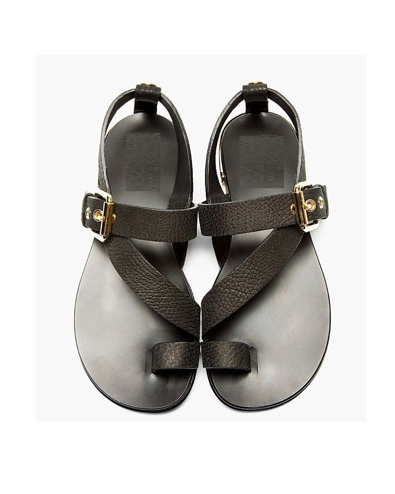Rollover Buckle Type Sandals For Men