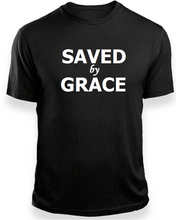 "Saved by Grace" by Lere's Black T-Shirt