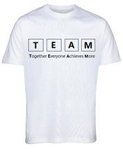 "TEAM" quality White T-Shirt by Lere's