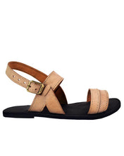 Brown Nubuck Sandals For Men